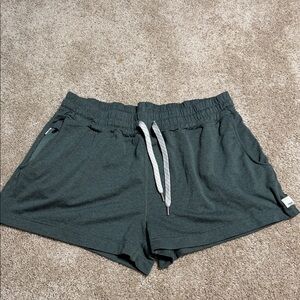 Vuori Women's Dark Olive Athletic Drawstring Shorts